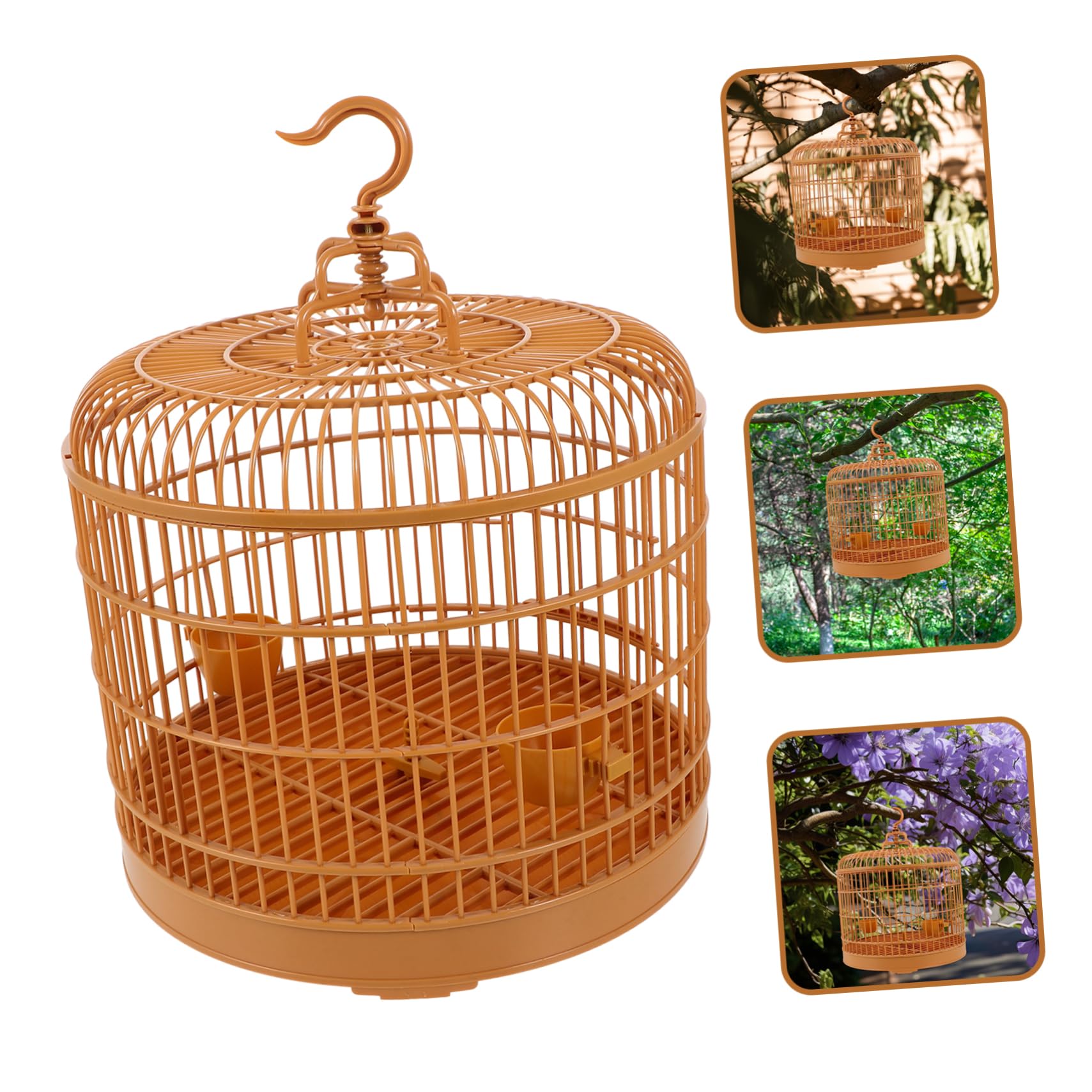 ヴィンテージ　鳥かご　インコ　オブジェ　セルロイド　昭和レトロ　モビール Amazon | TOGEVAL プラスチック製の丸い鳥かご インコの檻 屋内用